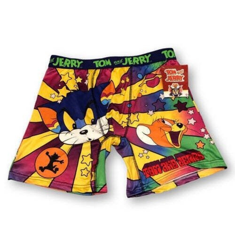 Tom and Jerry Men's Boxer Brief - Large